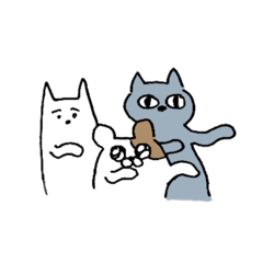 [LINEスタンプ] ハムちゃんネコちゃんワンちゃん