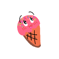 [LINEスタンプ] 団子とアイス