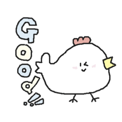 [LINEスタンプ] 白トリさんの平和な日常編