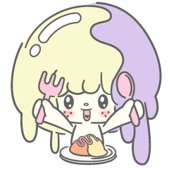 [LINEスタンプ] スイーツメルタン #1