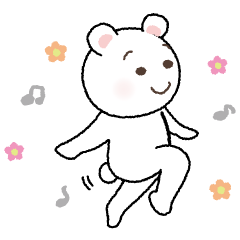 [LINEスタンプ] しろくま【くま太郎】の日常