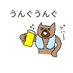 [LINEスタンプ] ロビン（雑種犬)の日常