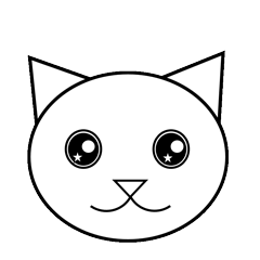 [LINEスタンプ] 丸顔の猫ちゃん