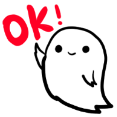 [LINEスタンプ] ハロウィンでも使える！オバケちゃん！