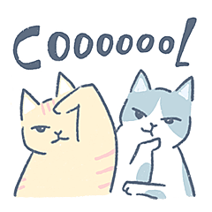 [LINEスタンプ] キメガオキャッツ