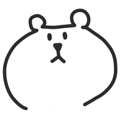 [LINEスタンプ] クマ男_01