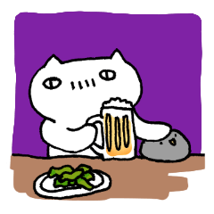 [LINEスタンプ] おひげねこ やわらかまいにち3