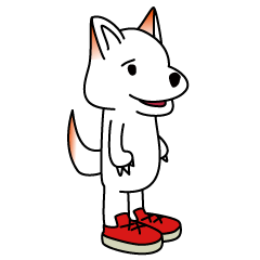 [LINEスタンプ] クルツはスニーカー犬