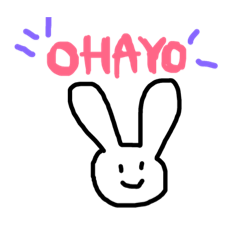 [LINEスタンプ] うううううさぎ