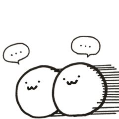 [LINEスタンプ] ゆるい球体たち