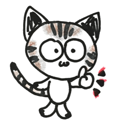 [LINEスタンプ] 猫のモチ