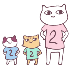 [LINEスタンプ] にゃんこトーク②