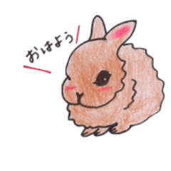 [LINEスタンプ] うさぎ ラム