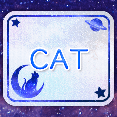 [LINEスタンプ] Galaxy Cat.