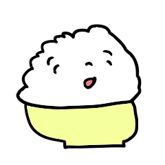 [LINEスタンプ] もりもりごはん