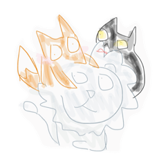 [LINEスタンプ] 猫も一緒に