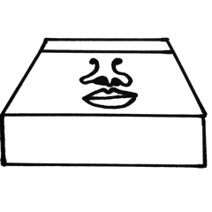 [LINEスタンプ] 立体モアイ男