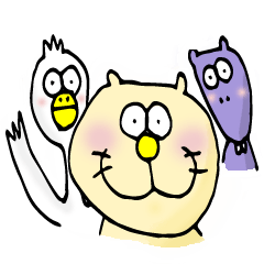 [LINEスタンプ] ほのぼのねこと仲間達