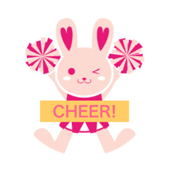 [LINEスタンプ] 坂戸いずみスタジオのうさぎちゃんスタンプ
