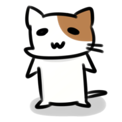 [LINEスタンプ] ネコのスタンプ=ↀωↀ=
