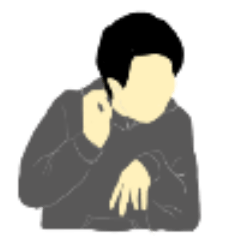 [LINEスタンプ] にんげんシルエットスタンプ