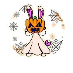 [LINEスタンプ] ウーさん日和 かわいい日常 3 @ハロウィン