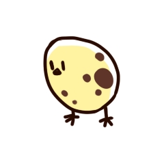 [LINEスタンプ] うずらの卵うずたま