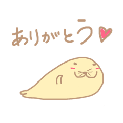 [LINEスタンプ] ゆる〜い手描きのトド