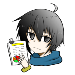 [LINEスタンプ] 瞳に光の無い少年助手スタンプ（修正版）