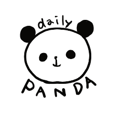 [LINEスタンプ] 日常的パンダ