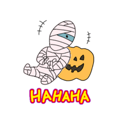 [LINEスタンプ] ハロウィン、おばけ、ゾンビ