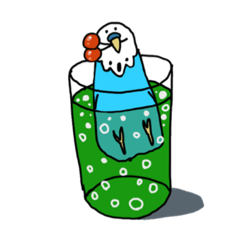 [LINEスタンプ] インコのららちゃん
