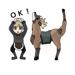 [LINEスタンプ] イナちゃん きほんのあいさつ