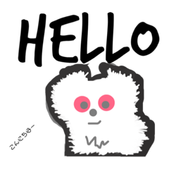 [LINEスタンプ] ふわふわ雲の妖精