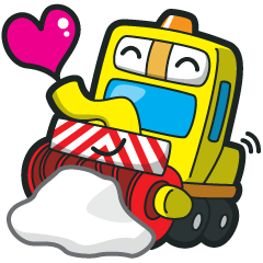 [LINEスタンプ] はたらくくるま！