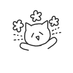 [LINEスタンプ] ゆるゆるのしろねこ