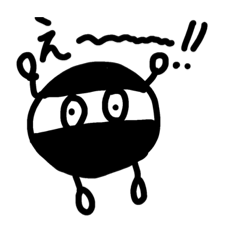 [LINEスタンプ] ホームレス忍者第3弾