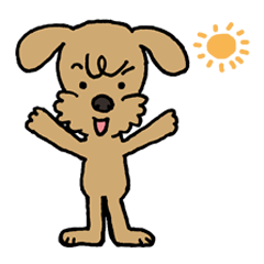 [LINEスタンプ] トイプー「マル」基本セット