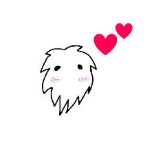 [LINEスタンプ] ふわふわなましろちゃん