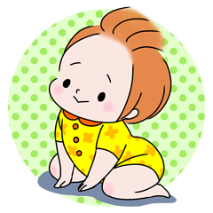 [LINEスタンプ] 日常使い☆もちもち赤ちゃん