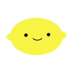 [LINEスタンプ] かわいいレモン ステッカーズ