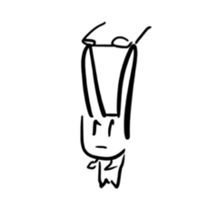 [LINEスタンプ] 超しあわせうさぎ