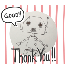 [LINEスタンプ] ブリキのロボットブリティッシュ ゆるめ