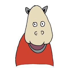 [LINEスタンプ] 鼻かばくん