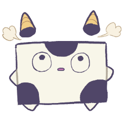 [LINEスタンプ] 牛乳のみマンスタンプ