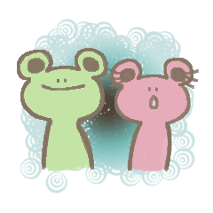 [LINEスタンプ] あまがえる 02