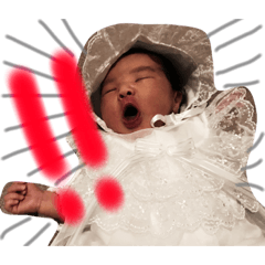 [LINEスタンプ] 新生児る〜ちゃん