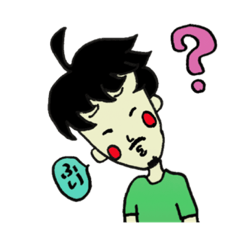 [LINEスタンプ] 家では甘えん坊おじさん