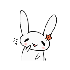 [LINEスタンプ] 紅葉大好きウサ子
