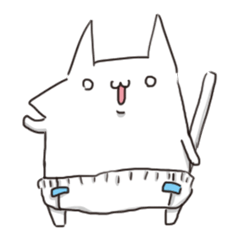 [LINEスタンプ] おむつねこスタンプ